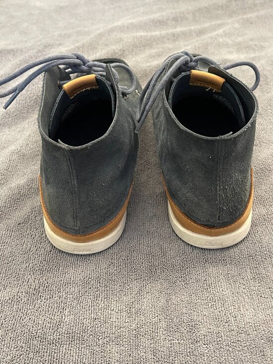 Olukai Nalukai Kala Boot Men\'s US M10.5 EUR 43.5 Blue Suede Leather Chukka Boots